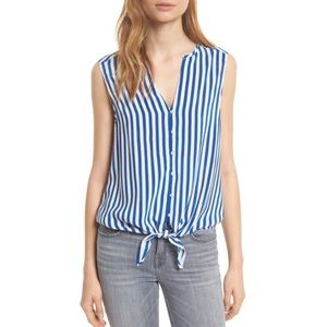 Joie Tyson tie blouse